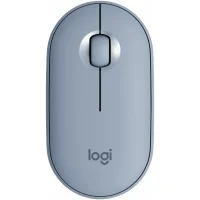 Мышь Logitech M350 Pebble (голубой) фото 1